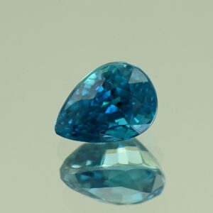 BlueZircon pear 9.7x7.0x6.6mm 4.12cts H zn7081 SOLD