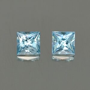 BlueZircon princess pair 3.5mm 0.71cts zn4294