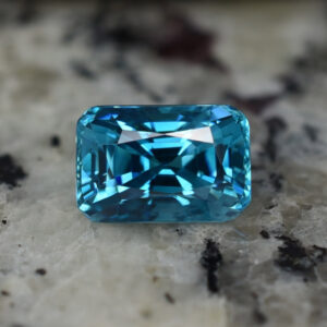 BlueZircon radiant 11.9x8.0mm 8.82cts H zn2316 crop SOLD