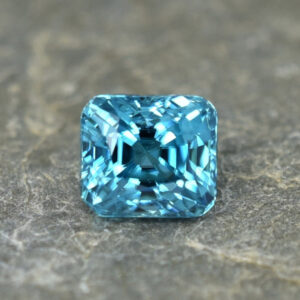 BlueZircon radiant 8.5x7.6mm 6.29cts H zn2296 b SOLD