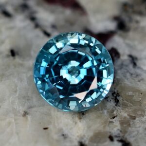 BlueZircon round 10.1mm 5.48cts zn2347 SOLD