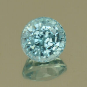 BlueZircon round 5.0mm 0.97cts H zn4925