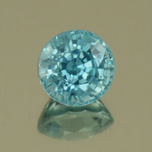 BlueZircon round 5.1mm 0.98cts H zn4926
