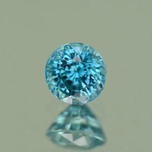 BlueZircon round 5.1mm 1.01cts H zn7018