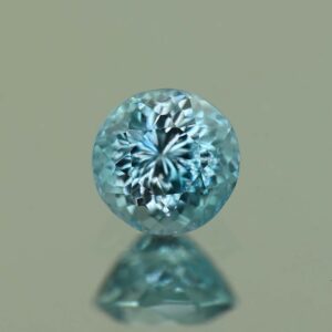 BlueZircon round 5.4mm 1.04cts H zn7019