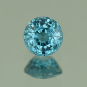 BlueZircon round 5.7mm 1.25cts H zn1218