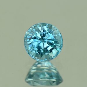 BlueZircon round 5.7mm 1.38cts H zn999
