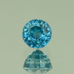 BlueZircon round 5.7x5.7x4.6mm 1.58cts H zn7023