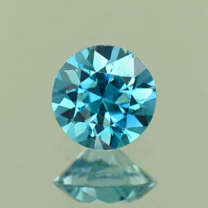 BlueZircon round 5.9x5.9x3.9mm 1.14cts H zn8060