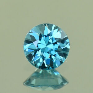 BlueZircon round 6.0x6.0x3.8mm 1.13cts H zn8066