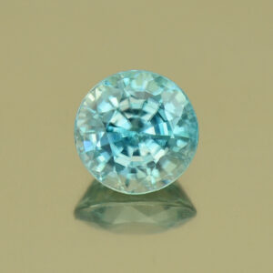 BlueZircon round 6.3mm 1.62cts H zn4950