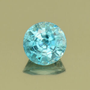 BlueZircon round 6.3mm 1.64cts H zn4951 SOLD
