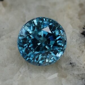 BlueZircon round 6.3mm 1.74cts zn1482 SOLD