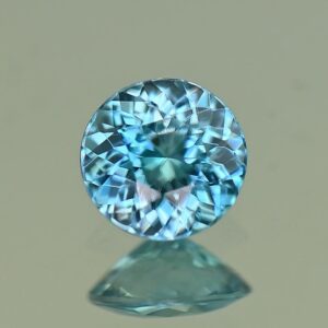 BlueZircon round 6.4mm 1.21cts H zn8010