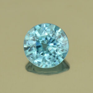 BlueZircon round 6.4mm 1.43cts H zn4952 SOLD