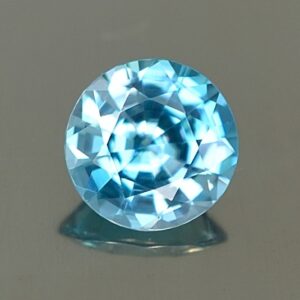 BlueZircon round 6.5mm 1.37cts zn4467 SOLD