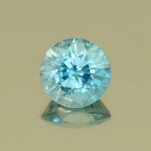 BlueZircon round 6.5mm 1.63cts H zn4959 SOLD