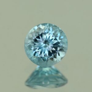 BlueZircon round 6.5mm 1.65cts H zn7027