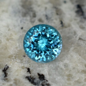 BlueZircon round 6.5mm 1.68cts H zn2939 crop SOLD