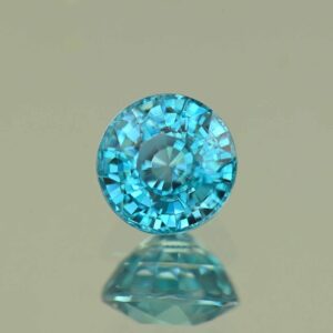 BlueZircon round 6.5x6.5x4.7mm 1.90cts H zn7772 SOLD