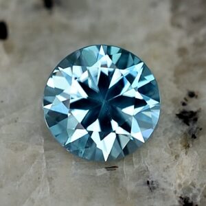 BlueZircon round 6.7mm 1.53cts zn2637 SOLD