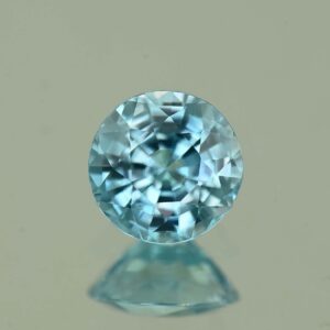 BlueZircon round 6.7mm 1.64cts H zn6666