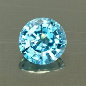 BlueZircon round 6.7mm 1.78cts zn1987 SOLD
