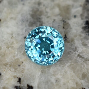 BlueZircon round 6.7mm 2.06cts H zn1857 SOLD