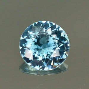 BlueZircon round 6.8mm 1.38cts H zn4090