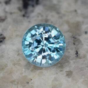 BlueZircon round 6.9mm 2.00cts H zn2609 crop SOLD