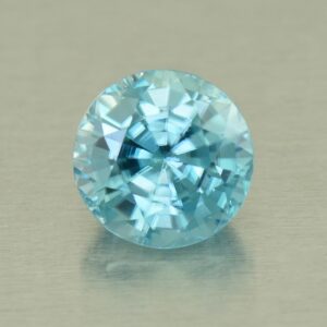 BlueZircon round 7.0mm 2.07cts H zn5578 SOLD