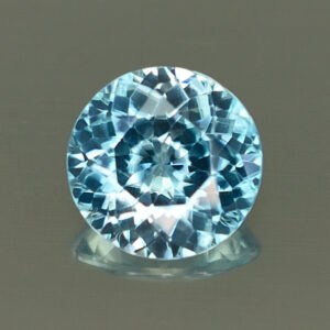 BlueZircon round 7.3mm 1.84cts H zn4092