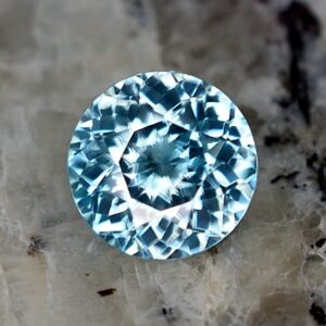 BlueZircon round 7.4mm 2.03cts zn2406 SOLD