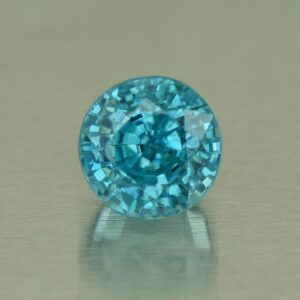 BlueZircon round 7.4mm 3.76cts H zn2338 a SOLD