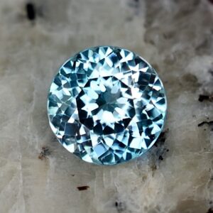 BlueZircon round 7.5mm 2.01cts zn2411