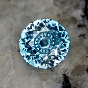 BlueZircon round 7.9mm 2.14cts zn2413 SOLD