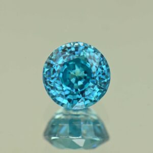 BlueZircon round 7.9x7.8x5.9mm 3.61cts H zn7769 SOLD