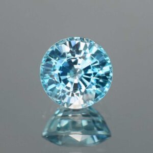 BlueZircon round 8.2mm 3.84cts H b zn1474 SOLD