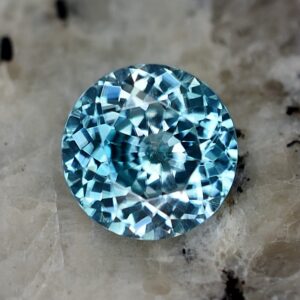 BlueZircon round 8.3mm 2.98cts zn1120 SOLD