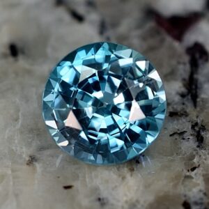 BlueZircon round 8.5mm 3.01cts zn2329 SOLD