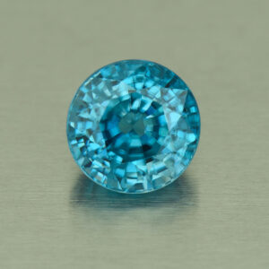 BlueZircon round 9.0mm 4.79cts H zn5086 SOLD
