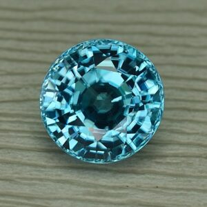BlueZircon round 9.5mm 5.58cts zn2335 SOLD