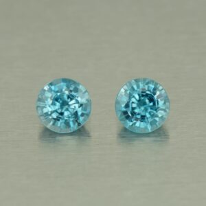 BlueZircon round pair 6.3mm 2.94cts H zn4965 scaled 1 SOLD