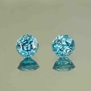 BlueZircon round pair 6.7mm 3.91cts H zn7576 scaled 1 SOLD