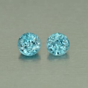 BlueZircon round pair 6.9mm 3.74cts H zn5005 scaled 1 SOLD