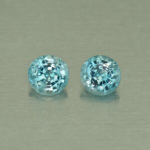 BlueZircon round pair 7.4mm 4.30cts H zn5012 scaled 1 SOLD