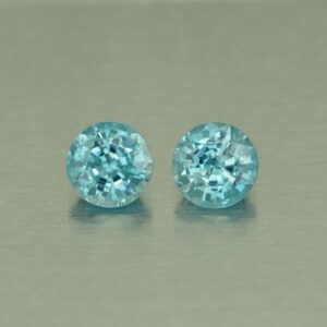BlueZircon round pair 7.4mm 4.63cts H zn5015 scaled 1 SOLD