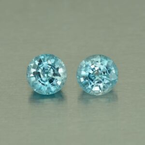 BlueZircon round pair 7.5mm 4.80cts H zn5017 scaled 1 SOLD
