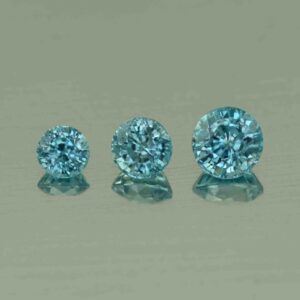 BlueZircon round suite 6.7mm 5.7mm 4.9mm 4.27cts H zn1484 scaled 1