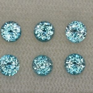 BlueZircon rounds 4.0mm 3.66cts 10pcs zn2431